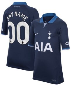Tottenham Hotspur Nike Youth 2023/24 Away Stadium Replica Custom Jersey - Navy