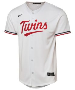 Alternative view of Minnesota Twins Nike Youth Home Replica Jersey - White