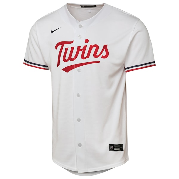 Minnesota Twins Nike Youth Home Replica Jersey - White - Image 2
