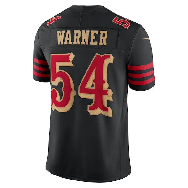 Fred Warner San Francisco 49ers Nike 2025 Rivalries Collection Vapor F.U.S.E Limited Jersey - Black - Image 3