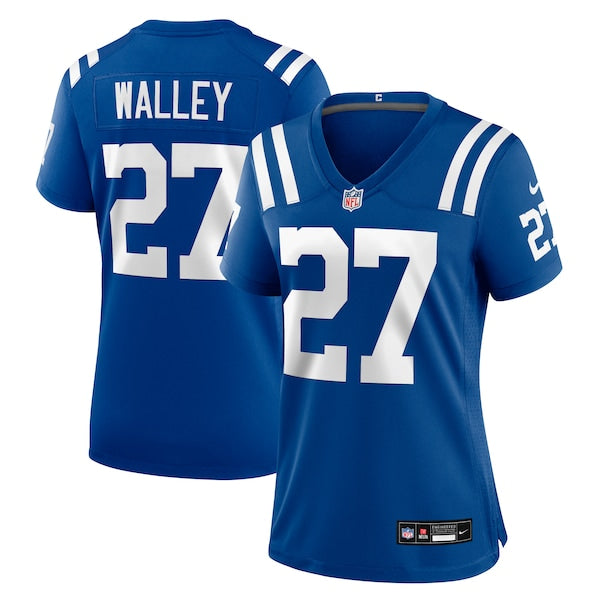 Justin Walley Indianapolis Colts Nike Women's Team Game Jersey - Royal - Image 2