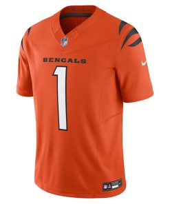 Alternative view of Ja'Marr Chase Cincinnati Bengals Nike Vapor F.U.S.E. Limited Jersey - Orange
