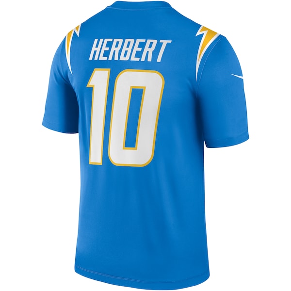 Justin Herbert Los Angeles Chargers Nike Legend Jersey - Powder Blue - Image 3