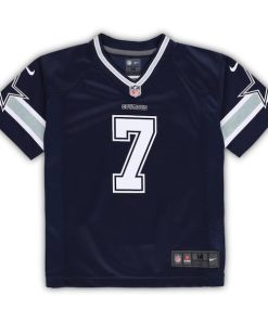 Alternative view of Trevon Diggs Dallas Cowboys Nike Preschool Game Jersey - Navy