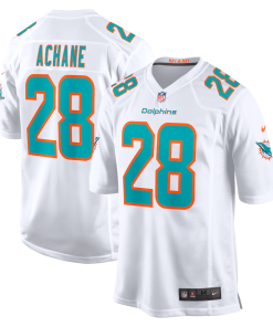 Devon Achane Miami Dolphins Nike Youth Player Game Jersey - White