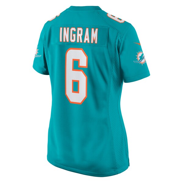 Melvin Ingram Miami Dolphins Nike Women's Home Game Player Jersey - Aqua - Image 3