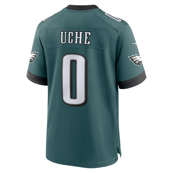 Josh Uche Philadelphia Eagles Nike Team Game Jersey - Midnight Green - Image 4