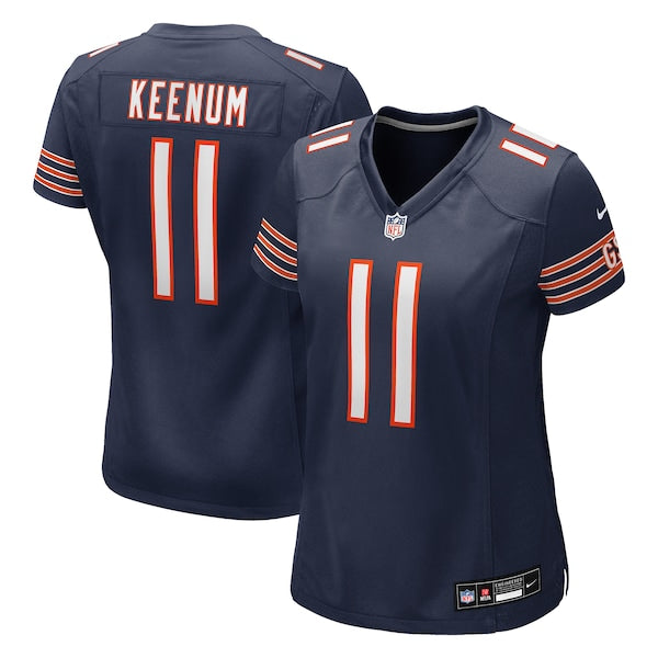 Case Keenum Chicago Bears Nike Women's Team Game Jersey - Navy