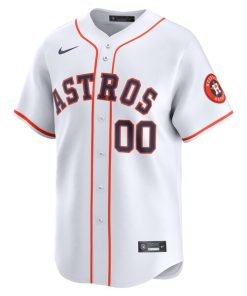 Alternative view of Houston Astros Nike Home Limited Pick-A-Player Retired Roster Jersey - White