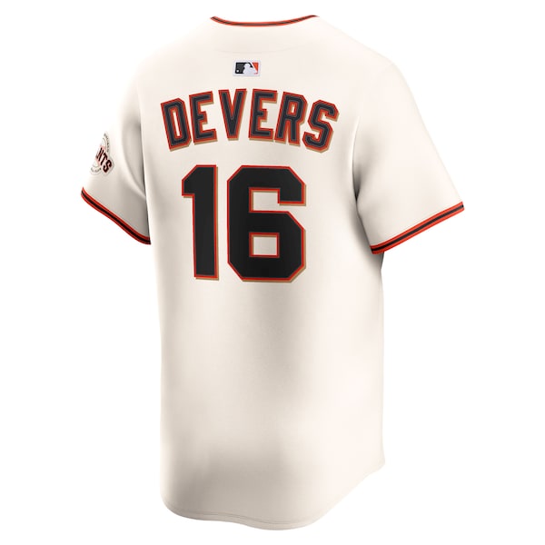 Rafael Devers San Francisco Giants Nike Home Limited Player Jersey - Cream - Image 3