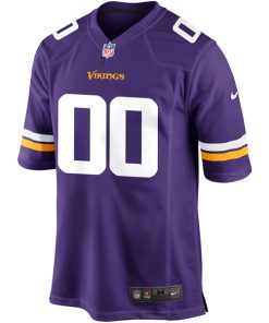 Alternative view of Minnesota Vikings Nike Custom Game Jersey - Purple