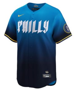 Alternative view of Philadelphia Phillies Nike City Connect Limited Jersey - Navy