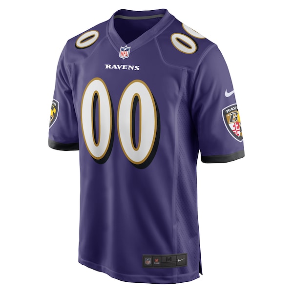 Baltimore Ravens Nike Custom Game Jersey - Purple - Image 2