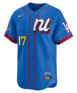 Alternative view of Shohei Ohtani National League Nike Youth 2025 All-Star Edition Limited Player Jersey - Blue