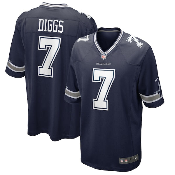 Trevon Diggs Dallas Cowboys Nike Game Jersey - Navy/White - Image 2