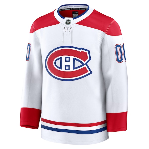Montreal Canadiens Away Premium Custom Jersey - White/Red - Image 5