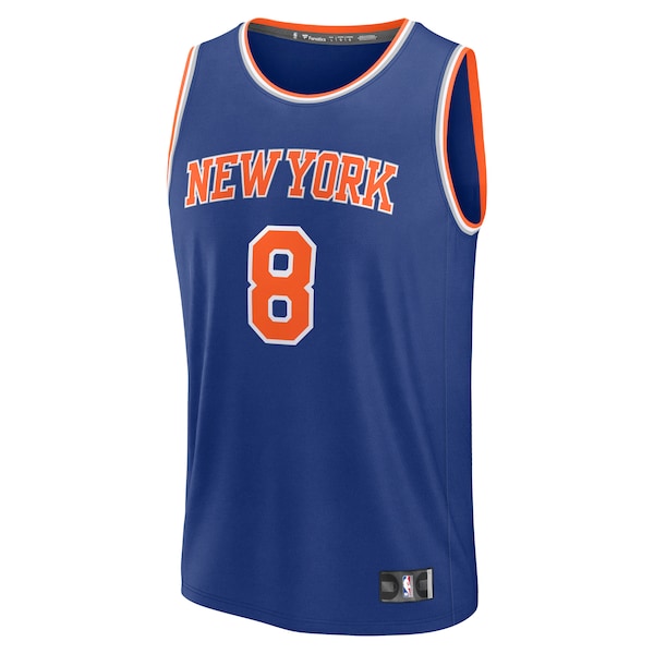 OG Anunoby New York Knicks Fast Break Replica Player Jersey - Icon Edition - Blue - Image 2