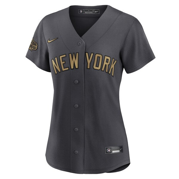 Aaron Judge New York Yankees Nike Women's 2022 MLB All-Star Game Replica Player Jersey - Charcoal - Image 2