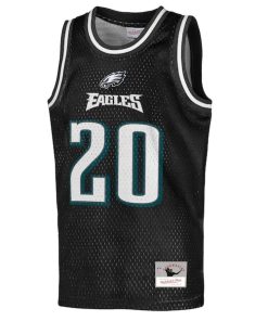 Alternative view of Brian Dawkins Philadelphia Eagles  Youth Retired Player NFL Basketball Fashion Jersey - Black