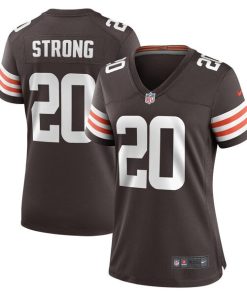 Pierre Strong Jr. Cleveland Browns Nike Women's Team Game Jersey -  Brown