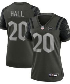 Breece Hall New York Jets Nike Women's 2025 Rivalries Collection Game Jersey - Gotham Green