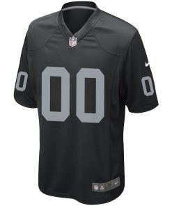 Alternative view of Las Vegas Raiders Nike Custom Game Jersey - Black