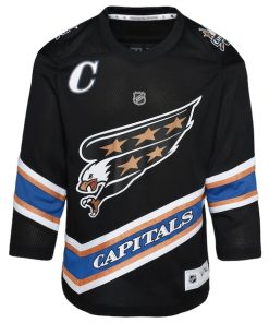 Alternative view of Alexander Ovechkin Washington Capitals Preschool  50th Anniversary Replica Jersey - Black