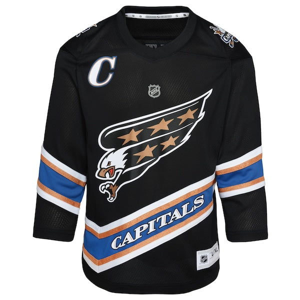 Alexander Ovechkin Washington Capitals Preschool 50th Anniversary Replica Jersey - Black - Image 2