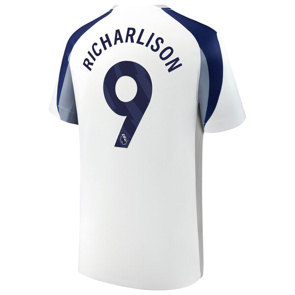 Richarlison Tottenham Hotspur Nike Youth 2025/26 Home Replica Player Jersey - White - Image 3