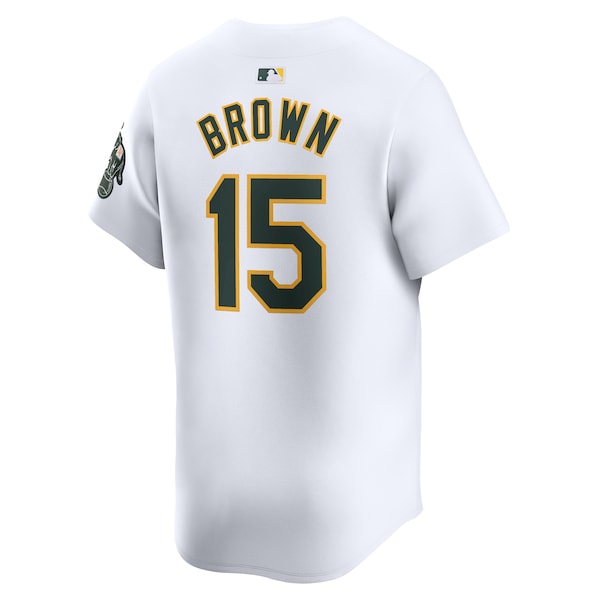 Seth Brown Oakland Athletics Nike Home Limited Player Jersey - White - Image 3