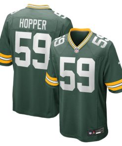Alternative view of Ty'Ron Hopper Green Bay Packers Nike  Game Jersey -  Green
