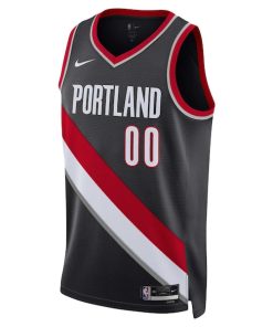 Alternative view of Scoot Henderson Portland Trail Blazers Nike Unisex 2023 NBA Draft Swingman Jersey - Icon Edition - Black