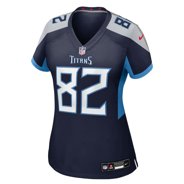 Stanley Morgan Tennessee Titans Nike Women's Team Game Jersey - Navy - Image 3