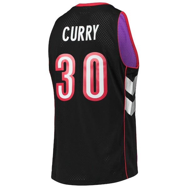 Dell Curry Toronto Raptors 2001/02 Hardwood Classics Swingman Jersey - Purple - Image 3