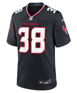 Alternative view of Zion Childress Houston Texans Nike Team Game Jersey -  Navy