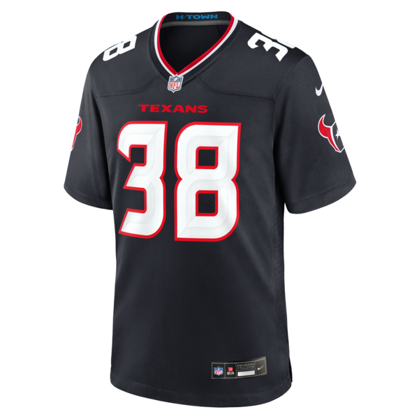 Zion Childress Houston Texans Nike Team Game Jersey - Navy - Image 2
