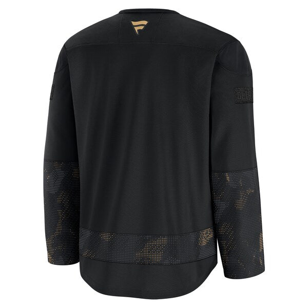 Detroit Red Wings 2024 Military Appreciation Practice Jersey - Black - Image 3
