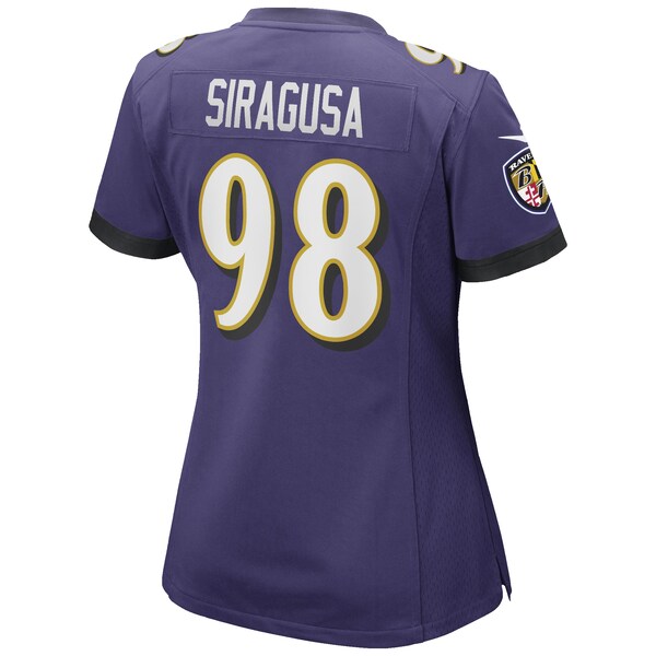 Tony Siragusa Baltimore Ravens Nike Women's Game Retired Player Jersey - Purple - Image 3