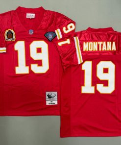 Joe Montana Kansas City Chiefs Authentic Throwback Retired Player Jersey