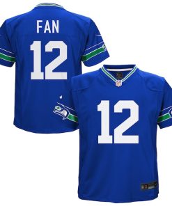12th Fan Seattle Seahawks Nike Preschool Alternate Game Jersey - Royal