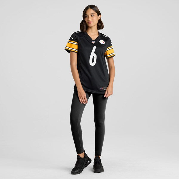 Patrick Queen Pittsburgh Steelers Nike Women's Game Jersey - Black