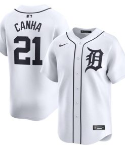 Mark Canha Detroit Tigers Nike Home Limited Player Jersey - White
