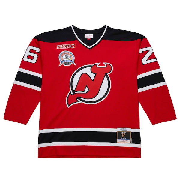 Patrik Elias New Jersey Devils 1999-00 Power Play Jersey - Red - Image 2