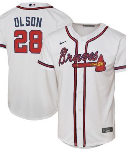 Matt Olson Atlanta Braves Nike Youth Home Replica Player Jersey - White