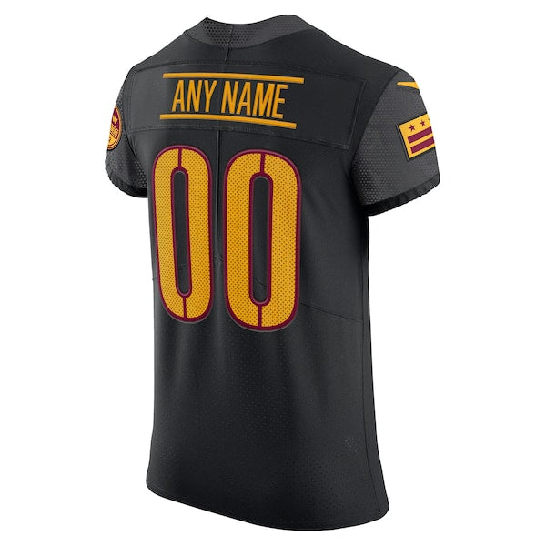 Washington Commanders Nike Vapor Untouchable Elite Custom Alternate Jersey - Black - Image 3