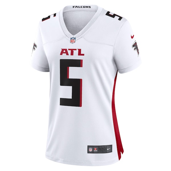Drake London Atlanta Falcons Nike Women's Away Game Player Jersey - White - Image 2