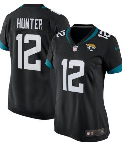 Travis Hunter Jacksonville Jaguars Nike Women's Alternate Game Jersey -  Black/Teal/White