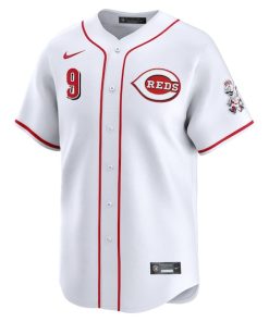 Alternative view of Matt McLain Cincinnati Reds Nike Home Limited Player Jersey - White