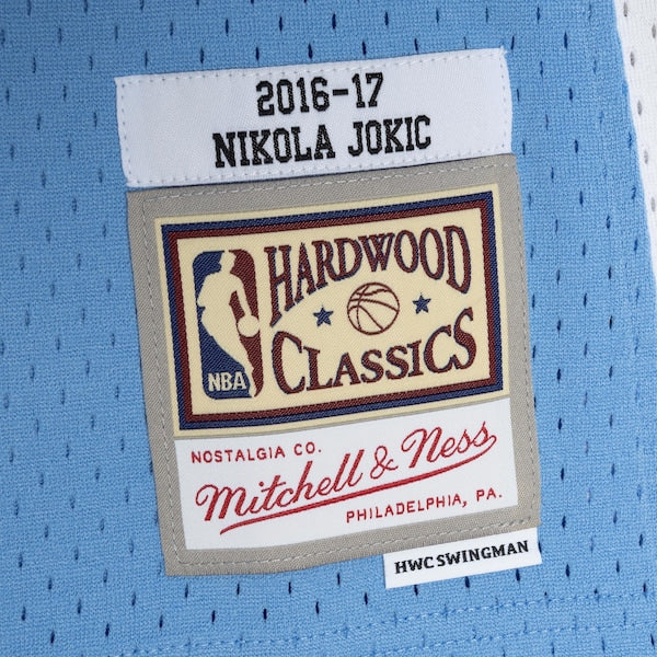 Nikola Jokic Denver Nuggets 2016/17 Swingman Jersey - Light Blue - Image 6