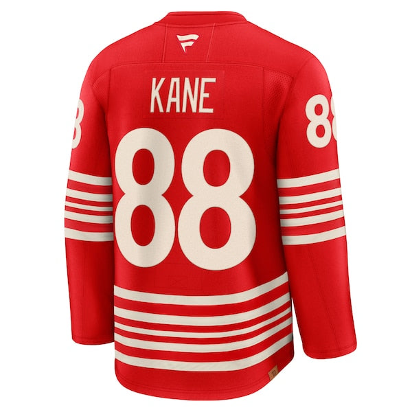 Patrick Kane Detroit Red Wings Centennial Premium Player Jersey - Red - Image 3